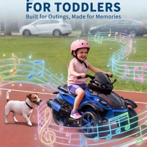 12V Kids Ride-On ATV 3-Wheel Electric Motorcycle