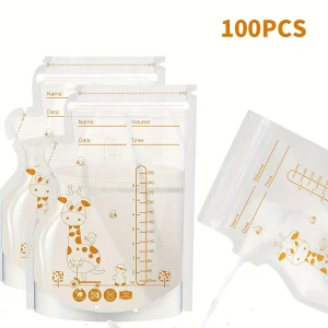 100/60/30pcs pack, 8oz/250ml Breast Milk Storage Bags