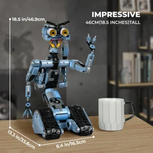 1176 Pieces Johnny 5 Robot Building Blocks Set