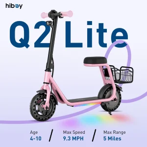 Hiboy Q2 Lite Kids Electric Scooter with Seat