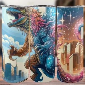 1pc20oz, Dinosaur Tumbler with Lid And Straw