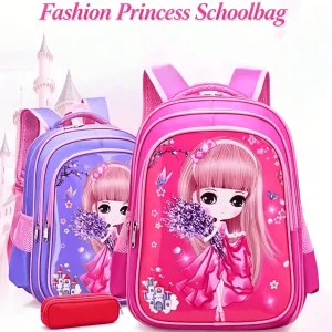 Cute Flower Princess Backpack For Little Girls