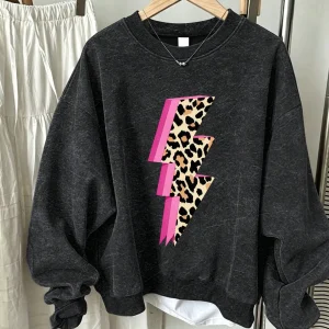 Big Girls Plus Size Washed Sweatshirt